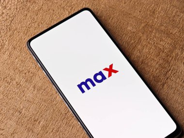 Assam, Hindistan - 29 Kasım 2020: Telefon ekranındaki maksimum moda logosu.