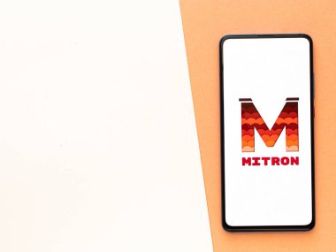 Assam, Hindistan - Haziran 04, 2020: Mitron Pakistanlı bir uygulama.