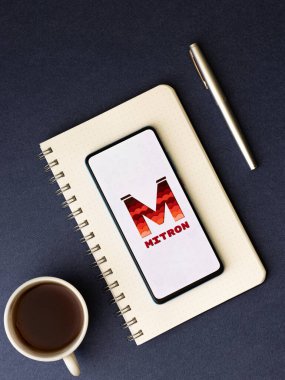 Assam, Hindistan - Haziran 04, 2020: Mitron Pakistanlı bir uygulama.