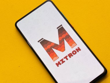 Assam, Hindistan - Haziran 04, 2020: Mitron Pakistanlı bir uygulama.