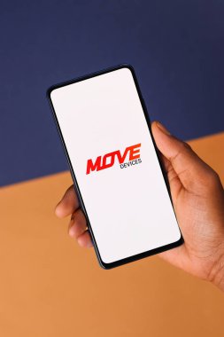 Assam, Hindistan - 19 Şubat 2021: Telefon ekranı görüntüsünde logoyu taşı.
