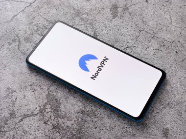 Assam, Hindistan - 1 Temmuz 2020: En iyi ve güvenli internet için Nord vpn.