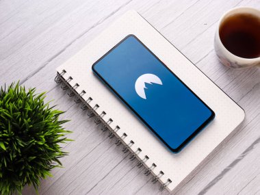Assam, Hindistan - 1 Temmuz 2020: En iyi ve güvenli internet için Nord vpn.