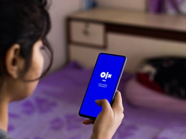 Assam, Hindistan - 28 Nisan 2020, OLX, internetteki ilanlar ile size yakın satın alma ve satma.