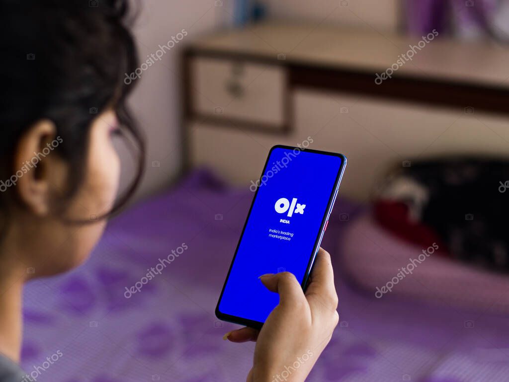 Assam, india - April 28, 2020 : OLX, buy and sell near you with online classifieds.
