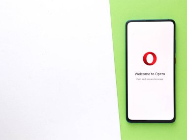 Assam, Hindistan - 9 Temmuz 2020: Ücretsiz vpn ile opera tarayıcısı.