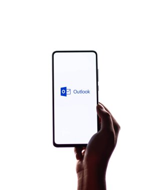 Assam, Hindistan - 19 Nisan 2021: Telefon ekranındaki görüntü logosu.