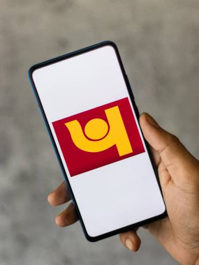 Assam, Hindistan - 22 Temmuz 2020: Punjab Ulusal Bankası bir bankacılık ve finans hizmeti bankası.