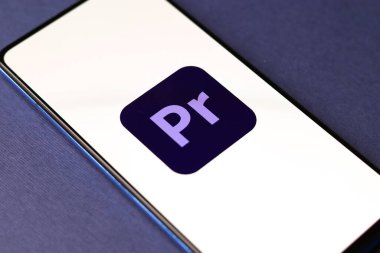 Assam, Hindistan - 20 Aralık 2020: Adobe Pro logosu telefon ekranı görüntüsü.