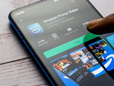 Prime Videolar - stok için çekilen bir video yayınlama servisi. Pazar, 5 Nisan 2020, Assam, Hindistan.