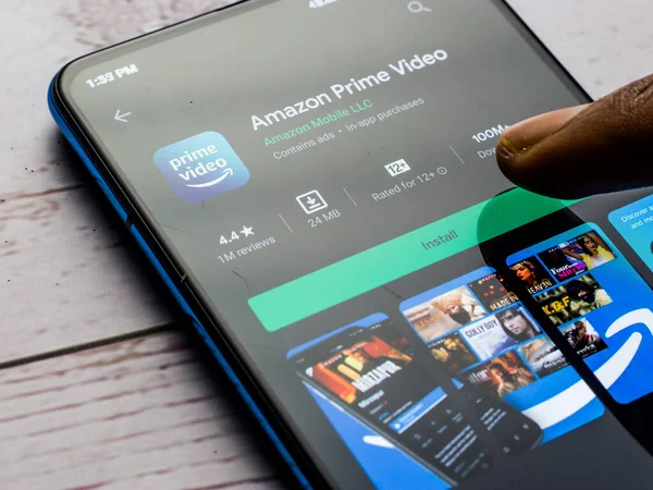 Prime Videolar - stok için çekilen bir video yayınlama servisi. Pazar, 5 Nisan 2020, Assam, Hindistan.