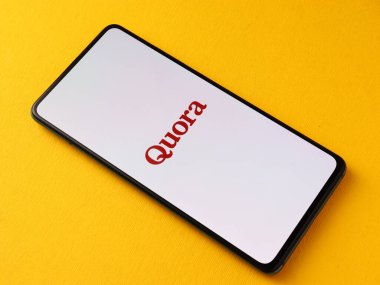 Assam, Hindistan - 5 Temmuz 2020: Sorulan bir soru.