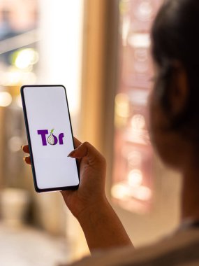 Assam, Hindistan - 9 Temmuz 2020: Tor tarayıcı özel ve güvenli bir tarama uygulaması.