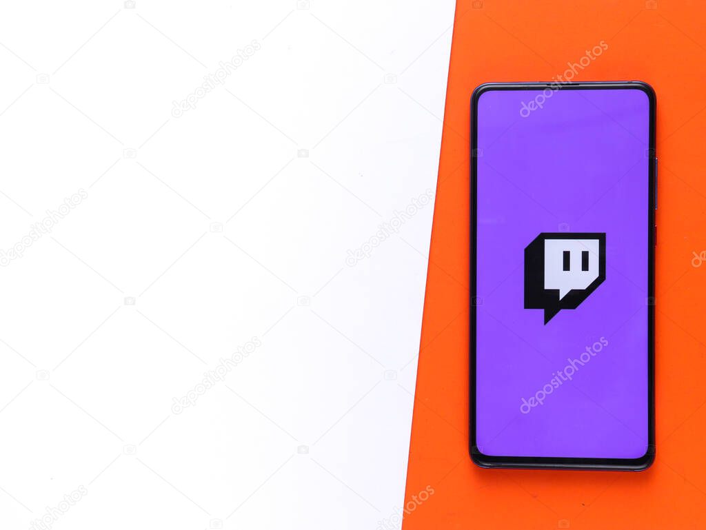 Assam, india - July 28, 2020 : Twitch a video live streaming service.