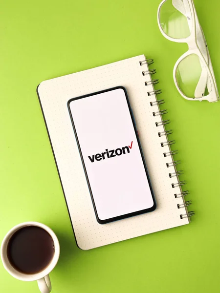 Assam Indie Července 2020 Verizon Největší Telekomunikační Společnost — Stock fotografie