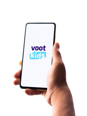 Assam, Hindistan - 29 Ekim 2020: Telefon ekranındaki çocuk logosu.