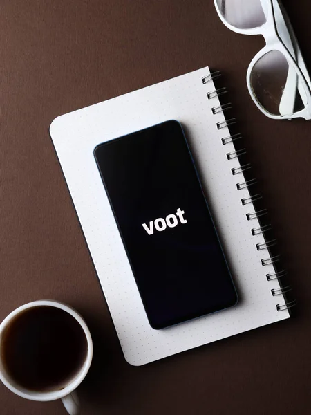 Voot Mobile App Logo Een Video Streaming Service Gefotografeerd Voor — Stockfoto