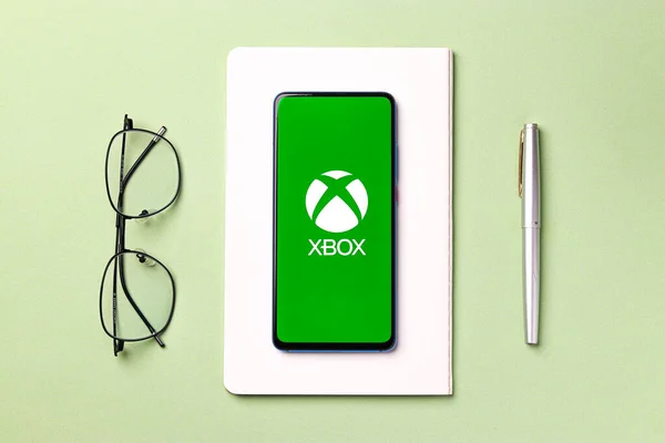 Assam India Dicembre 2020 Logo Xbox Sullo Schermo Del Telefono — Foto Stock