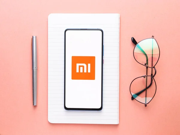 Ассам Индия Августа 2020 Xiaomi Является Крупнейшим Логотипом Производителя Смартфонов — стоковое фото