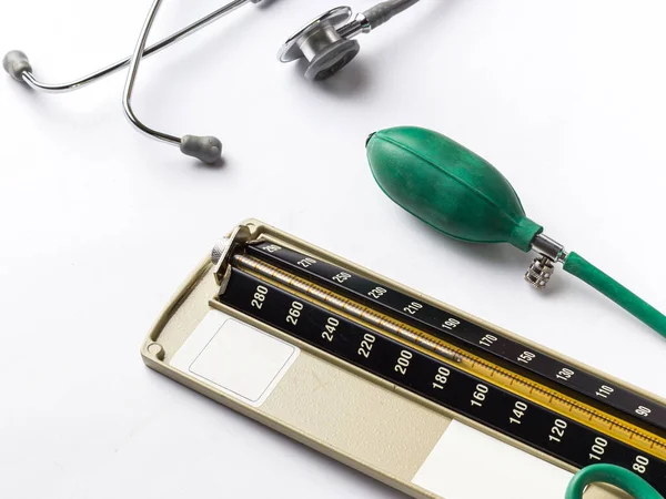 Vintage Sphymomanometer Vérnyomás Mérő Gép Stock Image — Stock Fotó