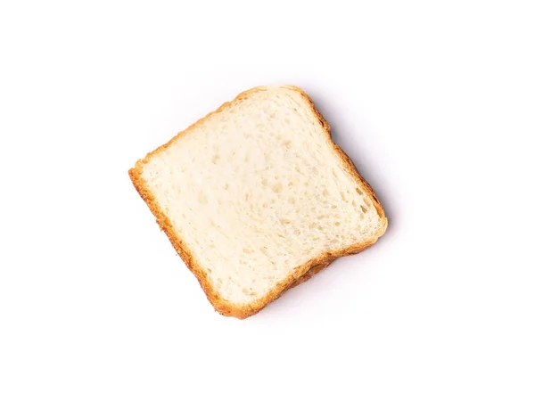 Хліб Ізольоване Стокове Зображення Білим Тлом — стокове фото
