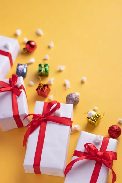 Kerstcadeaus Voor Het Vieren Van Kerstfeest — Stockfoto