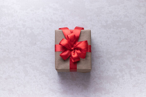 Gift box isolated stock image.