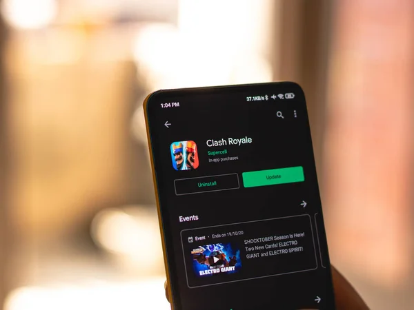 Assam Indie Października 2020 Logo Clash Royale Ekranie Telefonu Obraz — Zdjęcie stockowe