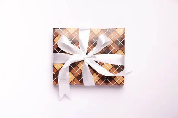 Gift Box Isolated Stock Image — Stock Photo, Image