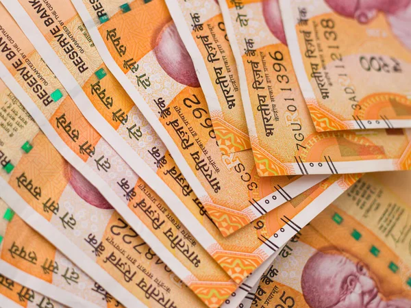 Assam Indien März 2021 Indiens Neue 200 Rupien Note — Stockfoto
