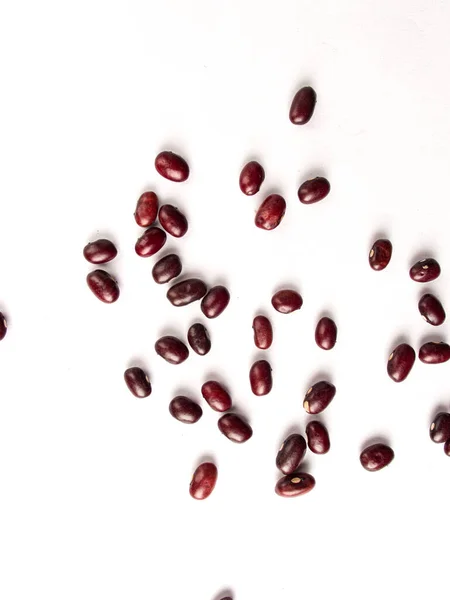 Red Kidney Beans Isolated White Background Stock Image — Stock Photo, Image