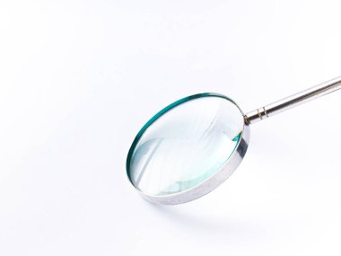 Büyüteç izole edilmiş stok görüntüsü.