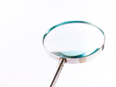 Büyüteç izole edilmiş stok görüntüsü.