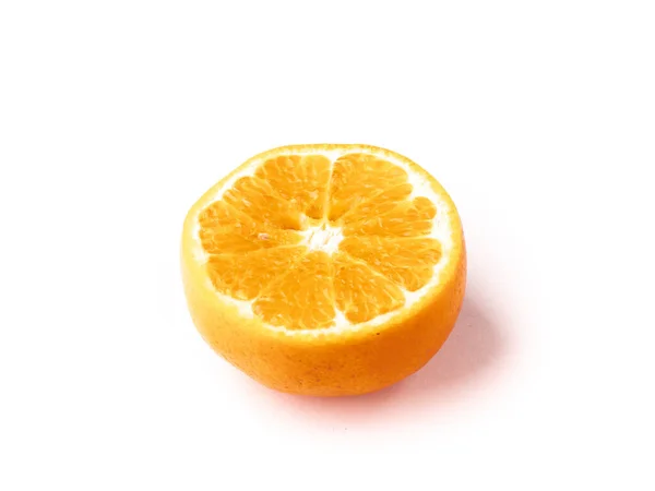 Fresh Oranges Isolated Stock Image White Background — Stock Photo, Image