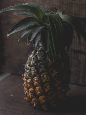 Taze ananas meyve suyu fotoğrafı..