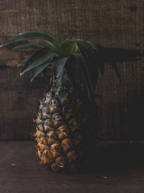 Taze ananas meyve suyu fotoğrafı..