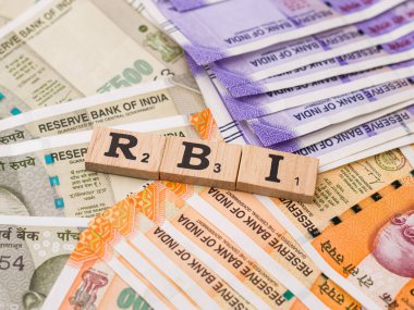 Assam, india - Augest 9, 2020 : RBI/Reserve bank of india logo. clipart