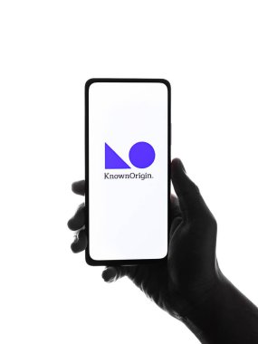 Batı Bangal, Hindistan - 28 Eylül 2021: Telefon ekranı görüntüsünde bilinen başlangıç logosu.