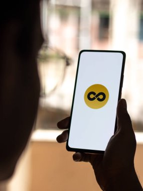 West Bangal, India - January 7, 2022 : Shoonya logo on phone screen stock image.