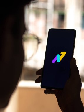 West Bangal, India - January 7, 2022 : Unfinance logo on phone screen stock image.