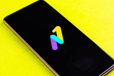 West Bangal, India - January 7, 2022 : Unfinance logo on phone screen stock image.