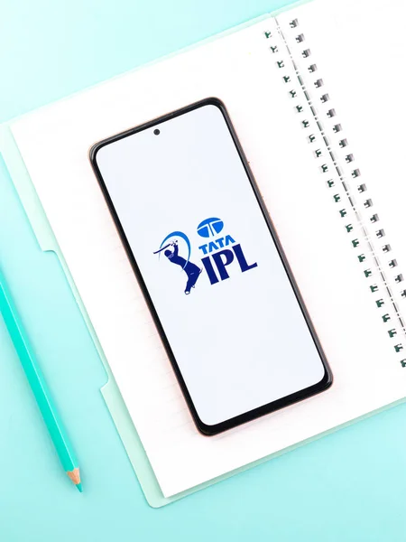 West Bangal Indie Marca 2022 Logo Tata Ipl Ekranie Telefonu — Zdjęcie stockowe