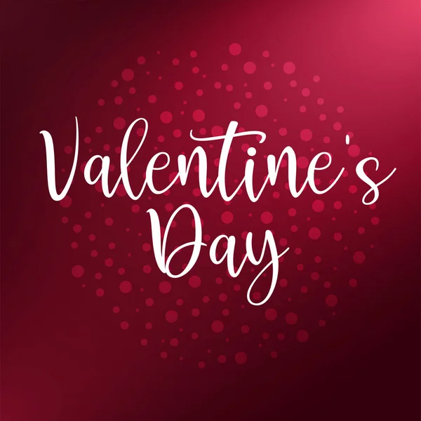Happy Valentines Day Calligraphy Text Good Use Your Postcard Card — стоковый вектор