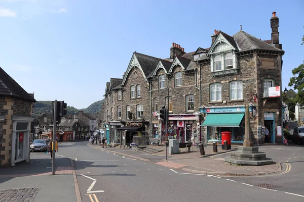 Ambleside England July 2022 View Ambleside Post Office Town Centre — 图库照片