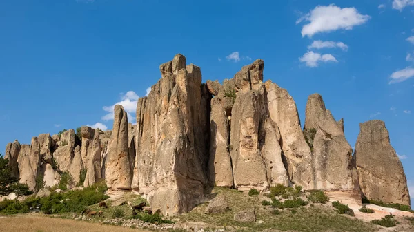 Arkaplan Için Kırsal Alanların Manzaraların Uçurumların Bulutlu Gökyüzünün Fotoğrafları — Stok fotoğraf