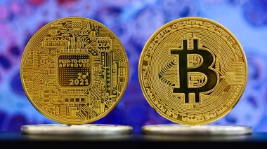 25 Eylül 2021 İzmir, hindi. sanal para birimi fotoğrafları. Haber amaçlı bir fotoğraf.