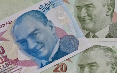 18 Ekim 2021 İzmir, hindi. Türk Lirası 'nın fotoğrafları. Fotoğraf haber amaçlıdır.