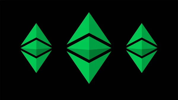 Ethereum Monnaie Virtuelle Images Logo — Photo