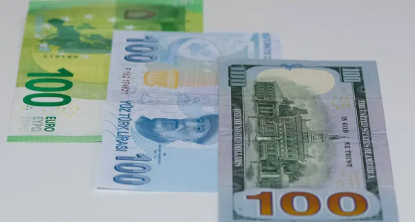 Maart 2021 Kalkoen Foto Van Turkse Lire Euro Dollar Foto — Stockfoto