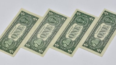 18 Ekim 2021 İzmir, hindi. Beyaz arka planda dolar fotoğrafları. Fotoğraf haber amaçlıdır.